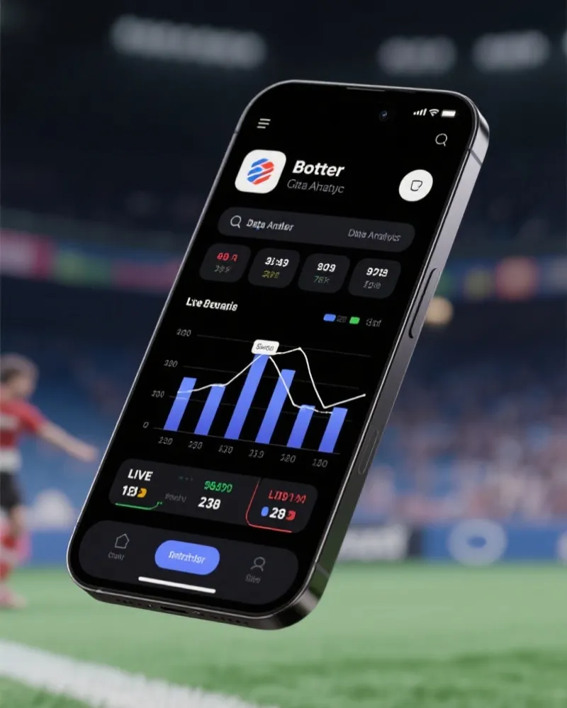 NBA移动投注与数据分析App界面